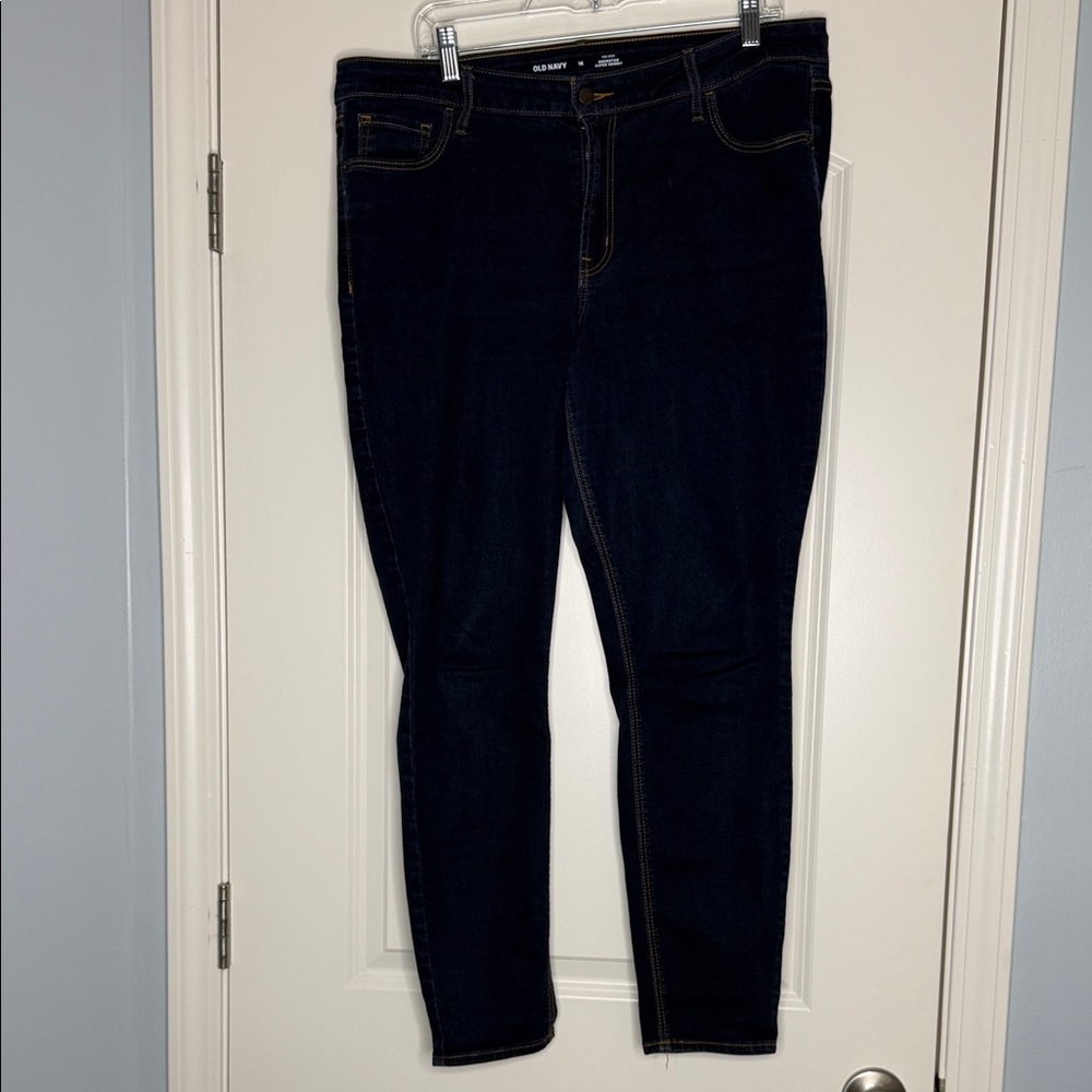 Old Navy Dark Blue skinny Jeans size 16